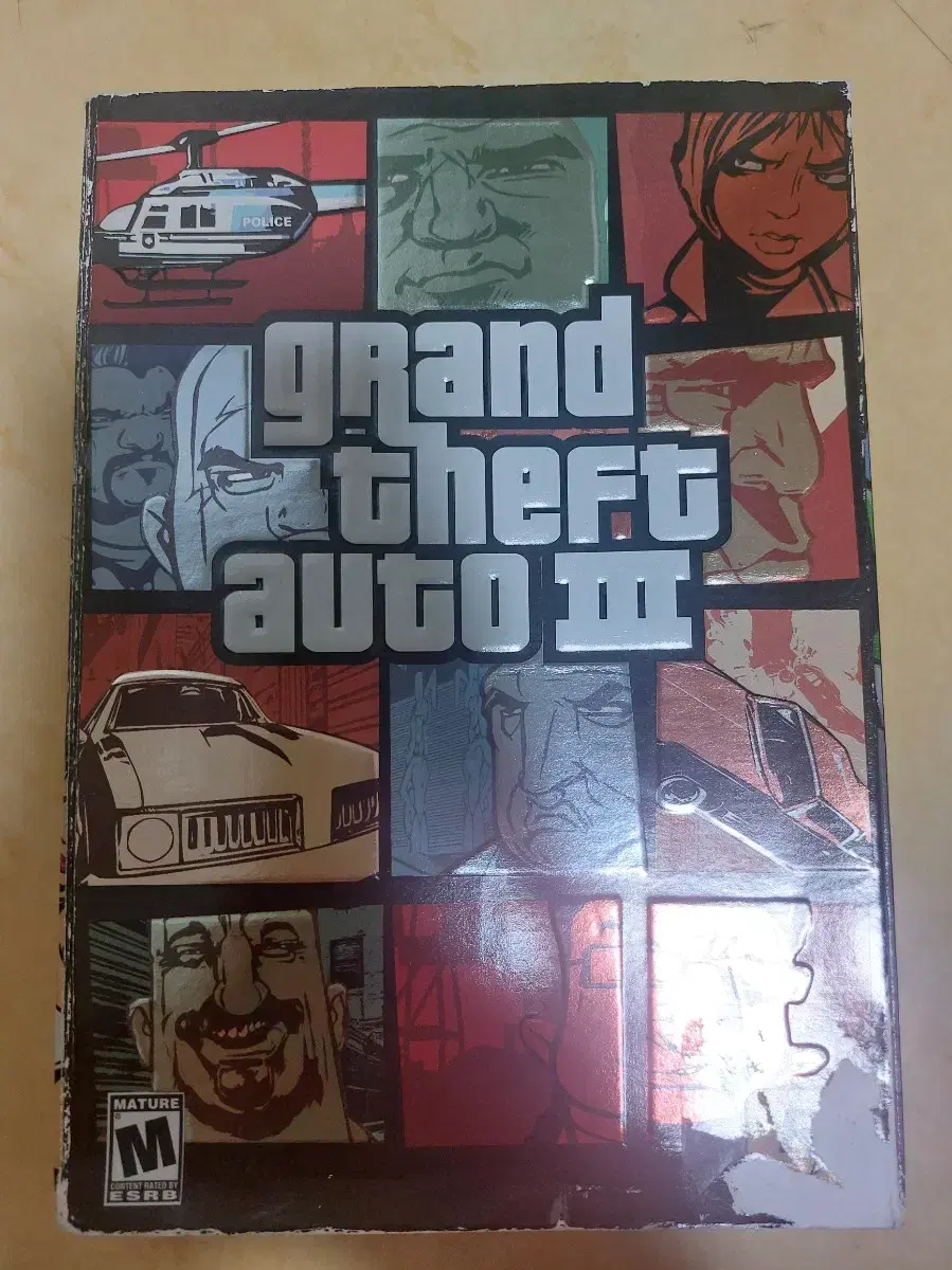 (급처)PC GTA3 풀박스, 중고